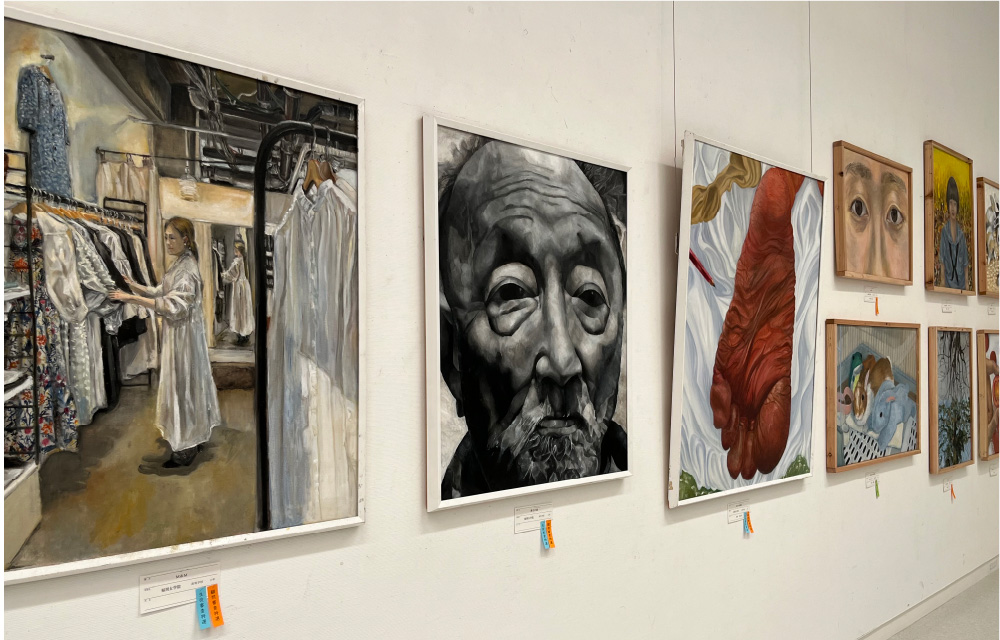 美術部の展示作品